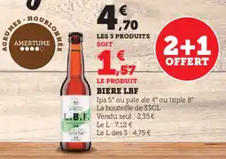 Super U L.B.F Biere offre