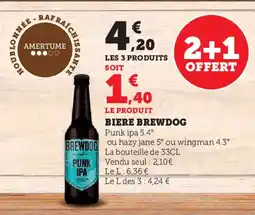 Super U BREWDOG Biere offre