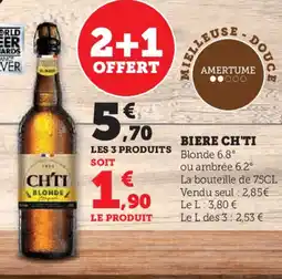 Super U CH'TI Biere offre