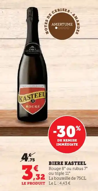 Super U KASTEEL Biere offre