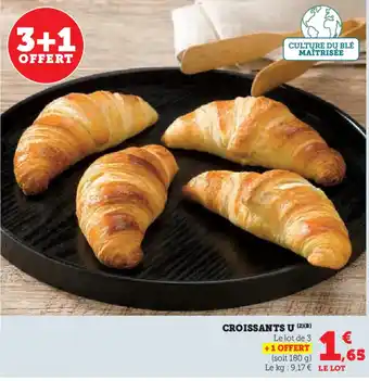 Super U U Croissants offre