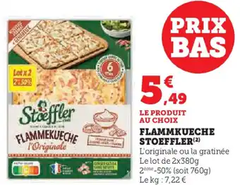 Super U STOEFFLER Flammkueche offre