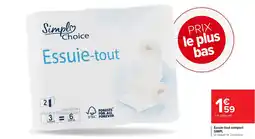 Carrefour Market SIMPL Essuie-tout compact offre