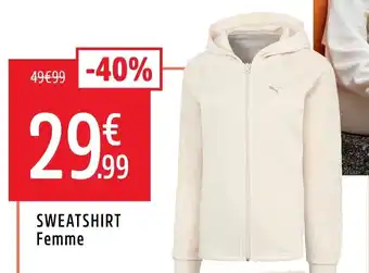 Intersport PUMA Sweatshirt femme offre