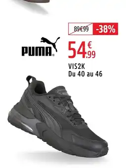 Intersport PUMA VIS2K Du 40 au 46 offre