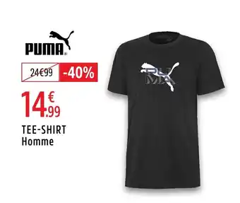 Intersport PUMA Tee-shirt homme offre