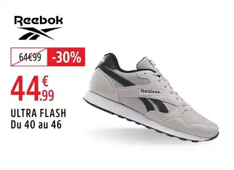 Intersport REEBOOK Ultra flash du 40 au 46 offre