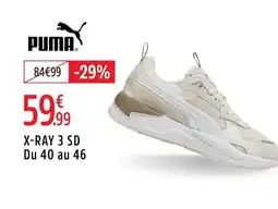 Intersport PUMA X-ray 3 sd du 40 au 46 offre