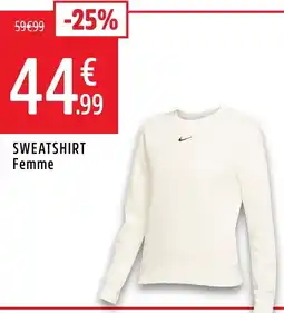 Intersport Sweatshirt femme offre