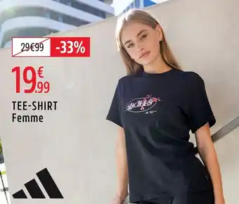 Intersport ADIDAS Tee-shirt femme offre