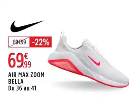 Intersport NIKE Air max zoom bella du 36 au 41 offre