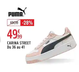 Intersport PUMA Carina street du 36 au 41 offre