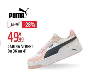 Intersport PUMA Carina street du 36 au 41 offre