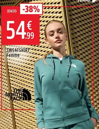 Intersport THE NORTH FACE Sweatshirt femme offre