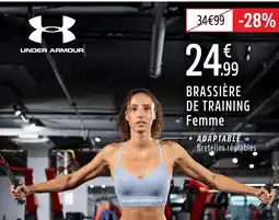 Intersport UNDER ARMOUR Brassière de training femme offre