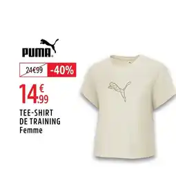 Intersport PUMA® Tee-shirt de training femme offre