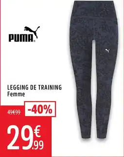 Intersport PUMA® Legging de training femme offre