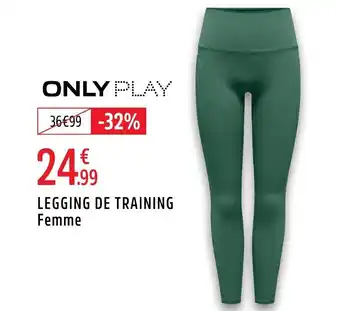 Intersport ONLY PLAY Legging de training femme offre