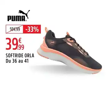 Intersport PUMA Softride orla du 36 au 41 offre