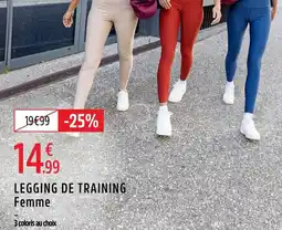 Intersport Legging de training femme offre