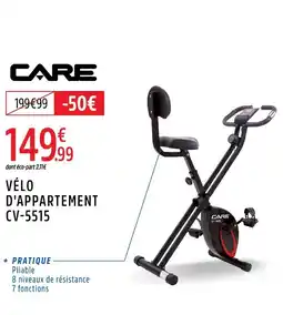 Intersport CARE Vélo d'appartement cv-5515 offre