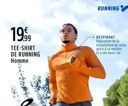 Intersport TEE-SHIRT DE RUNNING Homme offre