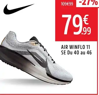 Intersport Air winflo 11 se du 40 au 46 offre