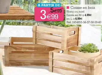 Kandy Caisse en bois offre