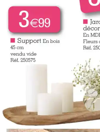 Kandy Support En bois offre