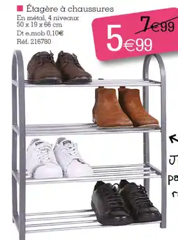 Kandy Étagère à chaussures offre