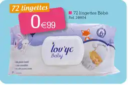 Kandy 72 lingettes Bébé offre