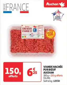 Auchan AUCHAN Viande hachée pur bœuf offre