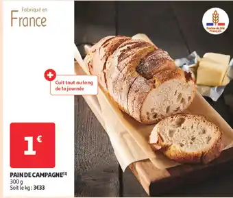 Auchan Pain de campagne offre