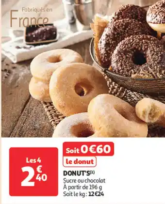 Auchan Donut's offre