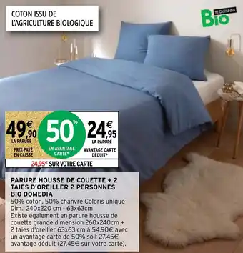 Intermarché Parure housse de couettte offre