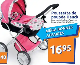 Action Poussette de poupée hauck offre