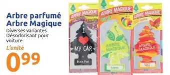 Action Arbre parfumé arbre magique offre