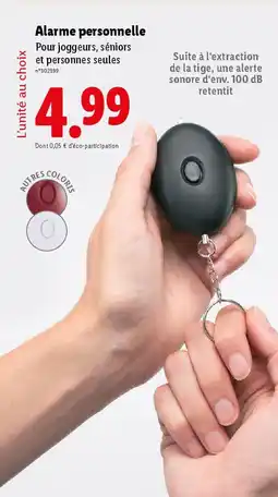 Lidl Alarme personnelle offre