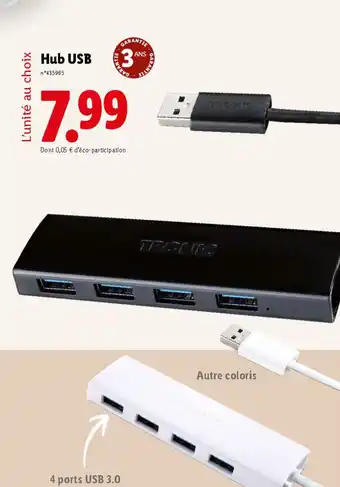 Lidl Hub USB offre