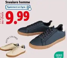 Lidl Sneakers homme offre