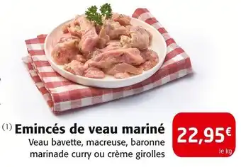 Colruyt Emincés de veau mariné offre