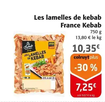 Colruyt FRANCE KEBAB Les lamelles de kebab offre