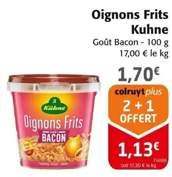 Colruyt KUHNE Oignons Frits offre