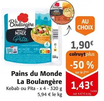 Colruyt LA BOULANGERE Pains du Monde offre