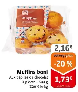 Colruyt Muffins boni offre