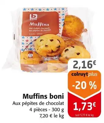 Colruyt Muffins boni offre