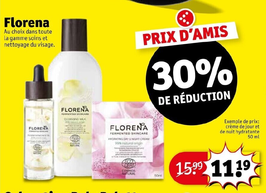 Promo Florena chez Kruidvat