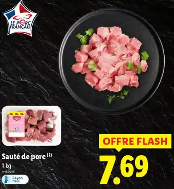 Lidl Sauté de porc offre