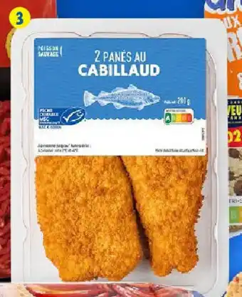 Lidl 2 panés au cabillaud MSC offre