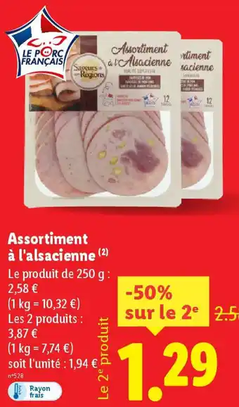 Lidl Assortiment à l'alsacienne offre